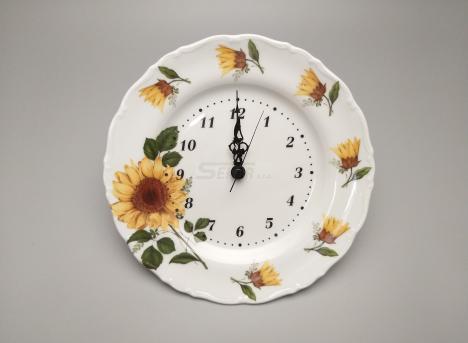 Porcelnov hodiny tal Slunenice - Kliknutm zobrazte detail obrzku.