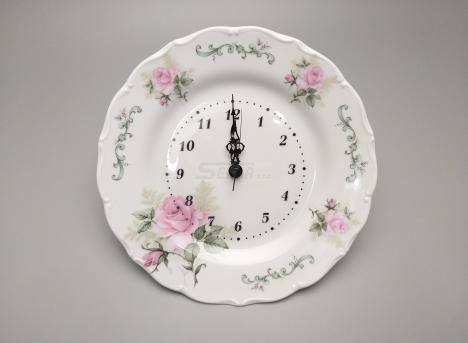 Porcelnov hodiny tal 25cm Re romantik - Kliknutm zobrazte detail obrzku.