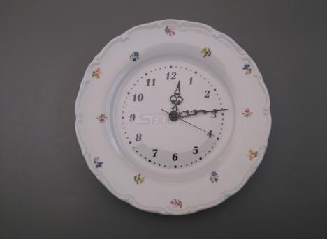 Porcelnov hodiny tal 25cm Hzenky - Kliknutm zobrazte detail obrzku.